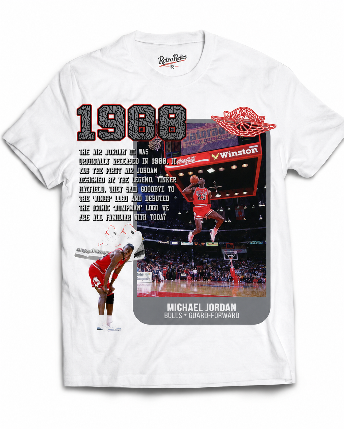 1988 GOAT Card Tribute T-Shirt (OFF WHITE)
