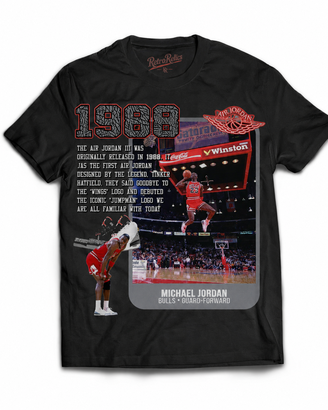 1988 GOAT Card Tribute T-Shirt (OFF WHITE)