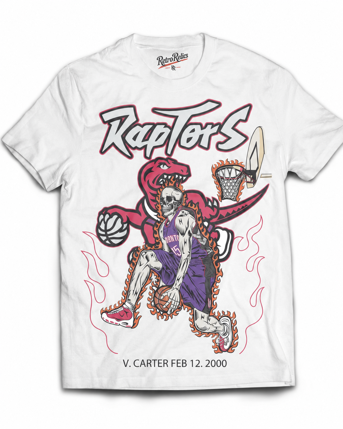 Raptors Tribute Dunk T-Shirt *Skull Edition*