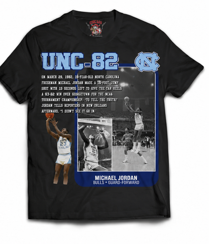 UNC 82 GOAT Tribute T-Shirt (WHITE)